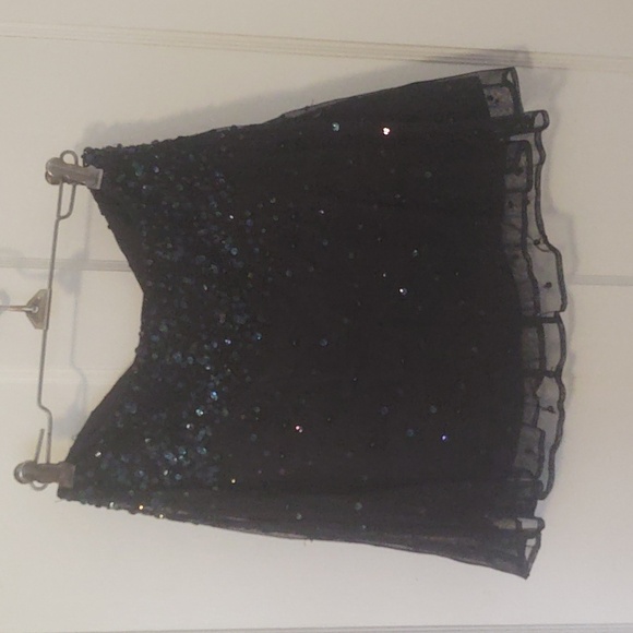 Victoria's Secret Dresses & Skirts - Victoria's Secret Black Beaded Skirt Sz 4